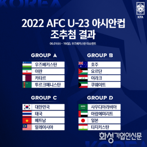 황선홍호,C조 편성